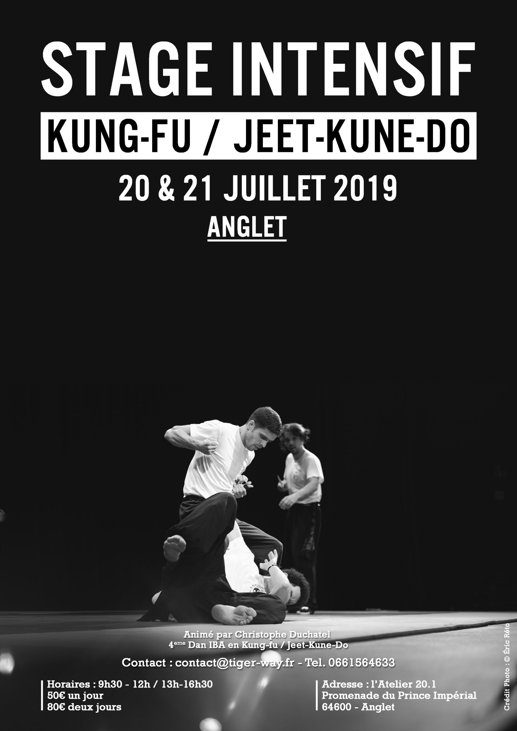 Stage Intensif de l’été 20 & 21 juillet 2019